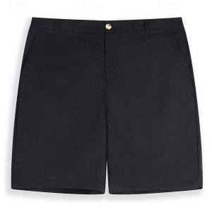 Summer Shorts with Zipper, Button Pocket, Breathable Fit
