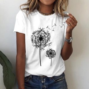 Butterfly Dandelion Print Tee