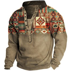 Thermal Graphic Pullover Sweatshirt