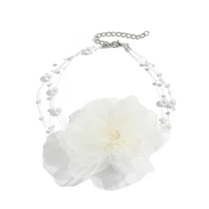 Flower Fabric Choker