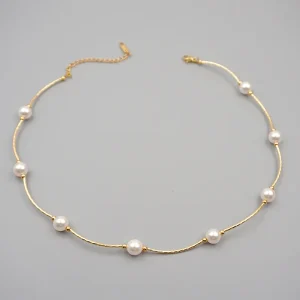 Pearl-Inspired Choker Necklace